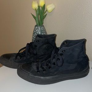 Black Converse high tops